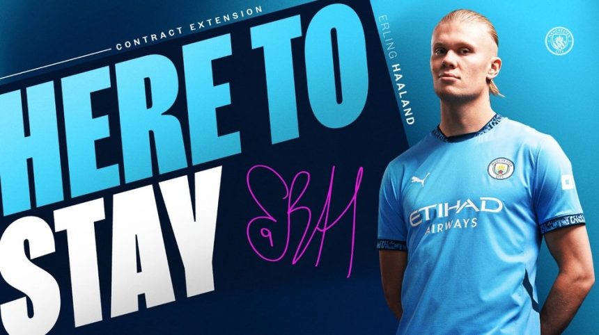 Haaland Signs Unprecedented Nine-and-a-Half-Year Deal with Manchester City Haaland Signs Unprecedented Nine-and-a-Half-Year Deal with Manchester City